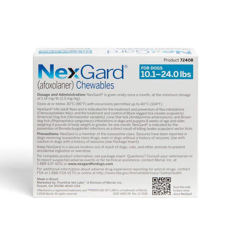 Nexgard Chewables for Dogs and Puppies