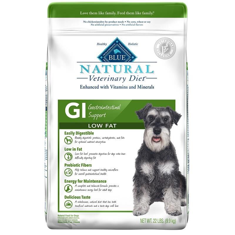 Blue Buffalo Natural Veterinary Diet GI Low Fat Gastrointestinal Support Dog Food Farm Fleet Rx Pet Pharmacy