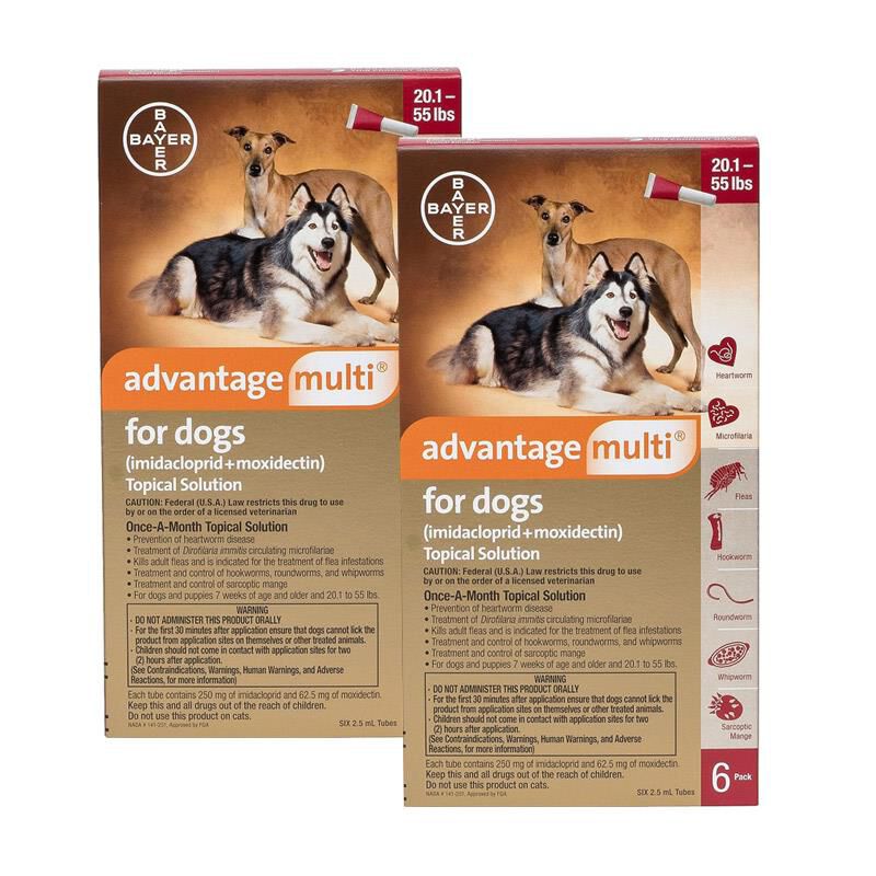 Advantage multi for dogs side effects best sale